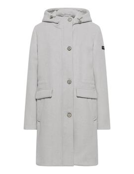 Frieda Wool Parka Snow Blue
