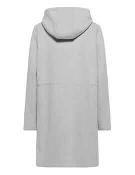 Frieda Wool Parka Snow Blue
