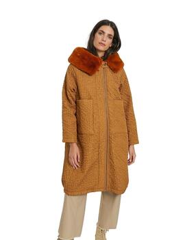 Mercedes De Miguel Parka Midi Ginger  Camel