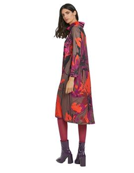 Mercedes De Miguel Vestido Frida  Fucsia