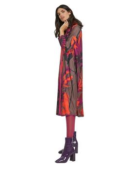 Mercedes De Miguel Vestido Frida  Fucsia