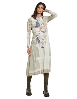 Mercedes De Miguel Vestido Nicole  Beige