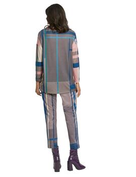 Mercedes De Miguel Pantalon Rita  Cobalto