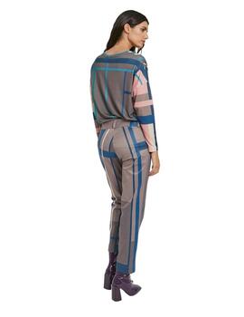Mercedes De Miguel Pantalon Rita  Cobalto
