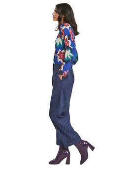 Mercedes De Miguel Blusa Joan  Azul