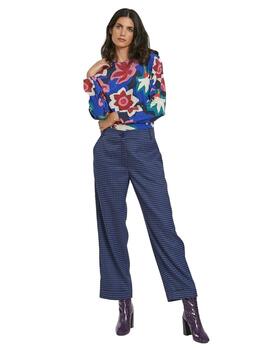Mercedes De Miguel Blusa Joan  Azul