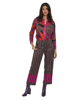 Mercedes De Miguel Camisa Frida  Fucsia