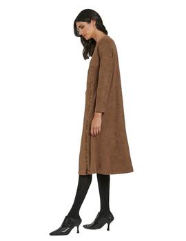 Mercedes De Miguel Vestido Ava  Camel