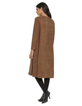Mercedes De Miguel Vestido Ava  Camel