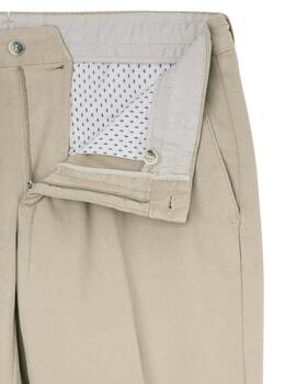 Hackett Pantalones Texture Chino Taupe Beige
