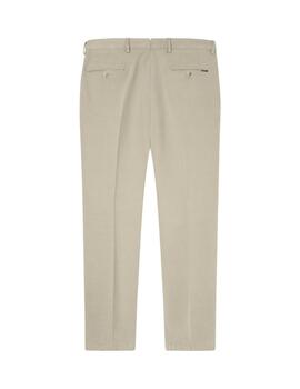 Hackett Pantalones Texture Chino Taupe Beige