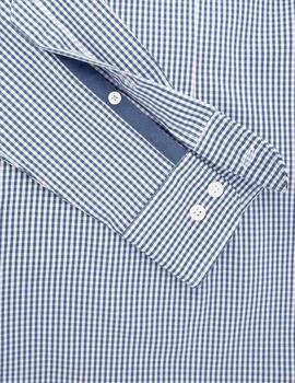 Hackett Camisa Essential Gingham White/Navy