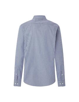 Hackett Camisa Essential Gingham White/Navy