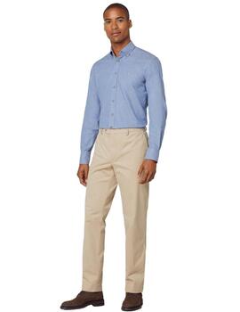 Hackett Camisa Flannel Multi Trim Blue