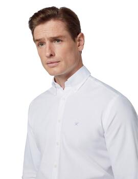 Hackett Camisa Garment Dyed Oxford White