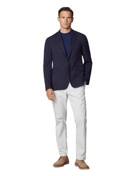 Hackett Chaqueta Navy Gchk Knit Cc Navy