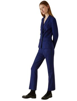 EMME PANTALON ARIANO CUADRO AZUL