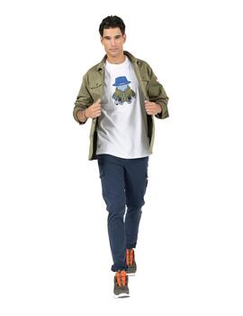 El Pulpo Camiseta Pulpo Explorer Blanco
