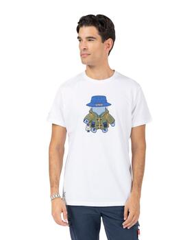 El Pulpo Camiseta Pulpo Explorer Blanco