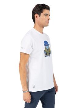 El Pulpo Camiseta Pulpo Explorer Blanco