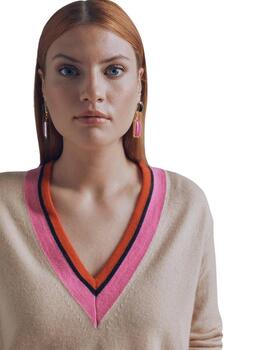 Lola Casademunt Jersey Pico Vivo Crudo