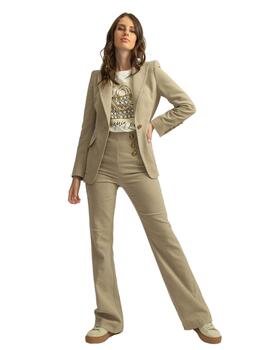 Alba Conde Chaqueta Piedra