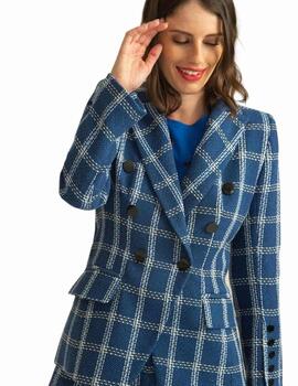 Alba Conde Chaqueta Azul