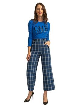 Alba Conde Pantalon Azul