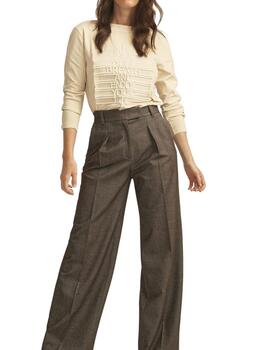 Alba Conde Pantalon Marron
