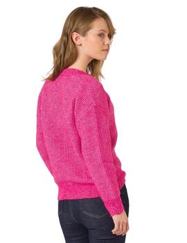 Naf Naf Chaqueta Punto Fuschia Ch