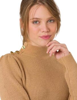 Naf Naf Vestido Ml Beige Chi