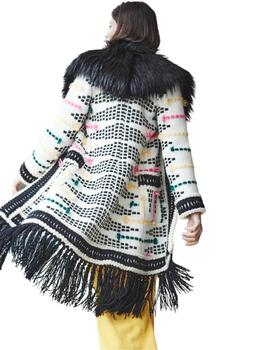 The Extreme Collection Abrigo Pelo Jacquard
