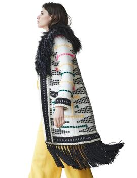 The Extreme Collection Abrigo Pelo Jacquard