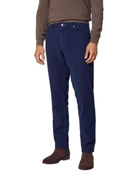 Hackett Pantalones Moleskin 5Pkt Navy Blazer