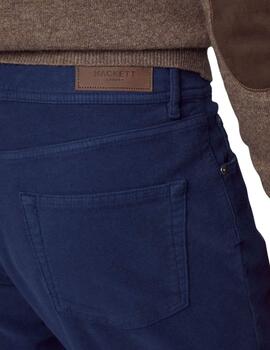 Hackett Pantalones Moleskin 5Pkt Navy Blazer