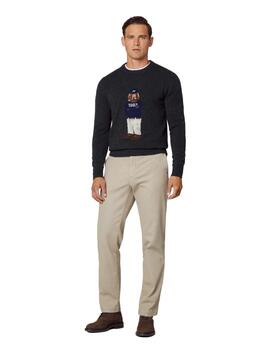 Hackett Punto Harry Crew Charcoal Grey
