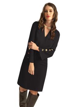 Alba Conde Vestido Negro