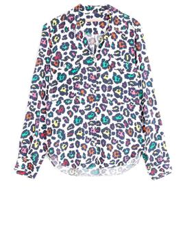 Camisa Vilagallo Gabriella Leopardo Multicolor Mujer