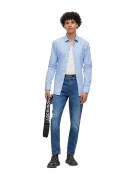 Hugo Boss Camisa Koey 10178343 06 Light/Pastel Blu