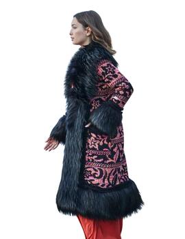 the extreme collection abrigo pelo jacquard