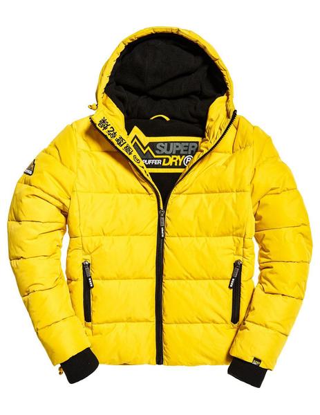 Plumifero amarillo hombre outlet