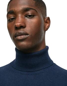 Pepe Jeans Punto Andre Turtle Neck Dulwich Blue