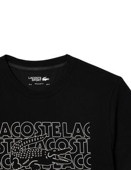 Lacoste Camiseta Tee-Shirts & Cols Roules Noir