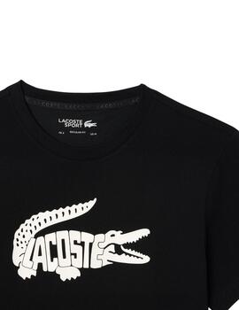 Lacoste Camiseta Tee-Shirts & Cols Roules Noir/Bla