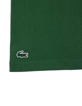 Lacoste Camiseta Tee-Shirts & Cols Roules Vert/Bla
