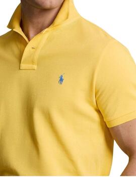 Ralph Lauren Polo Sskccmslm1-Short Sleeve-Knit Yel