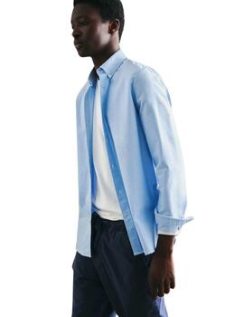 Ecoalf Antonioalf Shirt Man Sky Blue