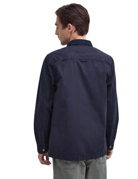 Barbour Camisa Grindle Over Navy