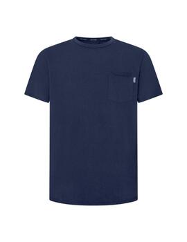 Pepe Jeans CAMISETA CON BOLSILLO FRON Carrinson Dulwich Blue