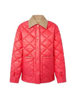 Pepe Jeans CHAQUETA ACOLCHADA REVERSIBLE Shine Beige